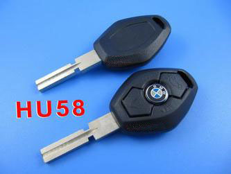  BMW transponder key shell 3-button 4 track