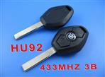 BMW remote key 3 button 2 track (433mhz