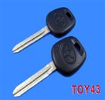 Toyota Key Shell TOY43 Duplicable Transponder