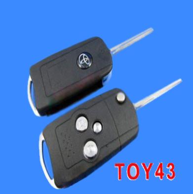 Toyota Camry Flip Remote Key Shell 3 Button