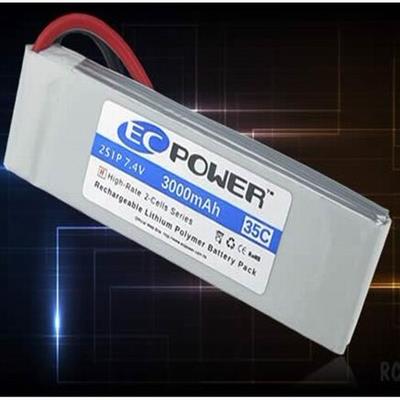 EC 3000mah 7,4V 7,4 2S lipo li-po battery akku 35C RC Lithium